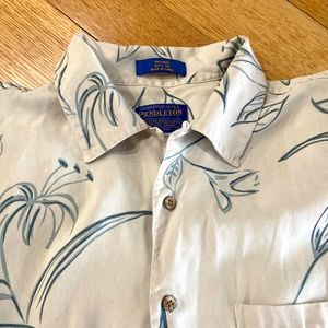 Vintage Pendleton Silk Shirt in size Large